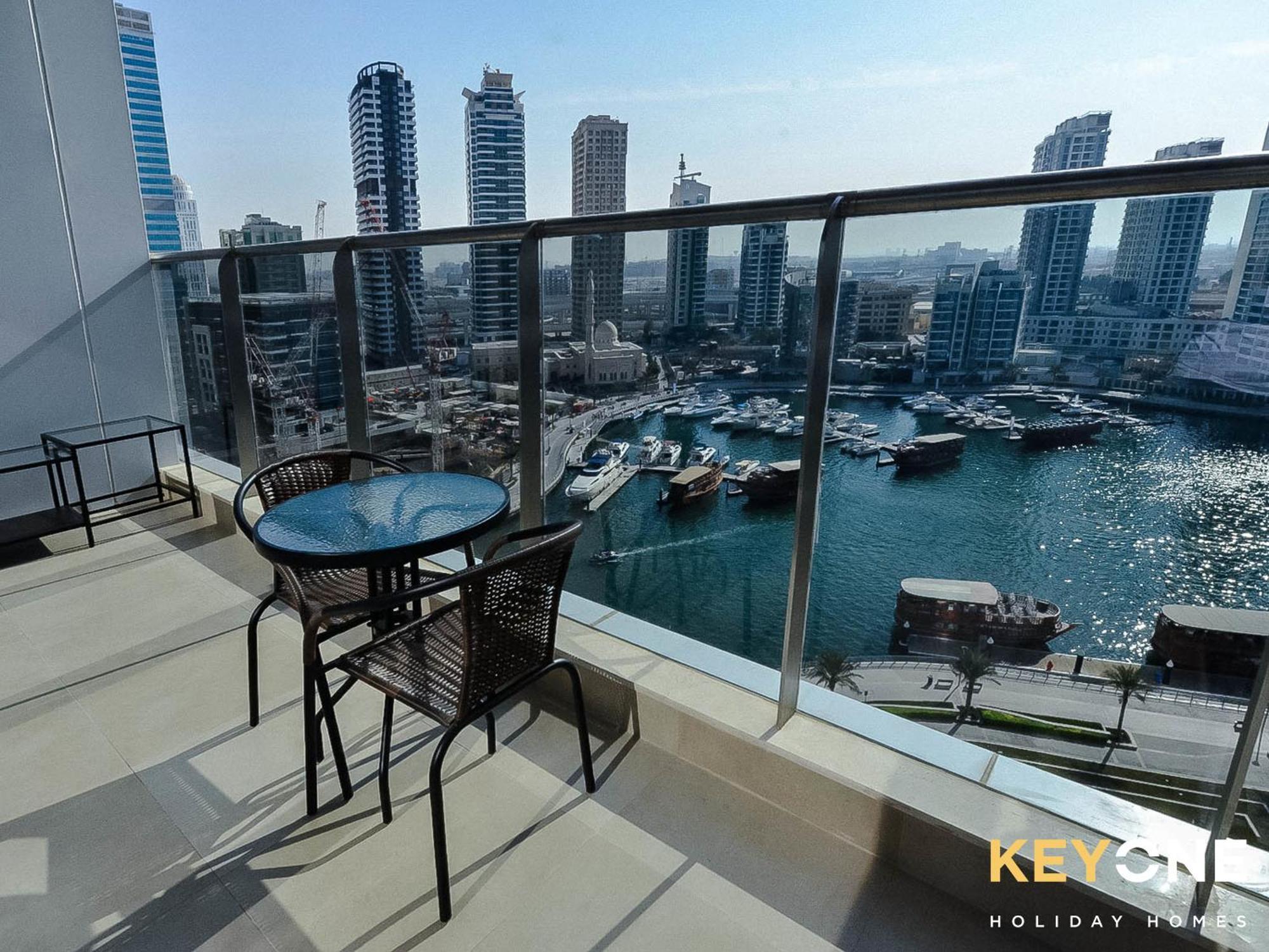 Sophisticated One Bedroom With Full Marina View 迪拜 外观 照片