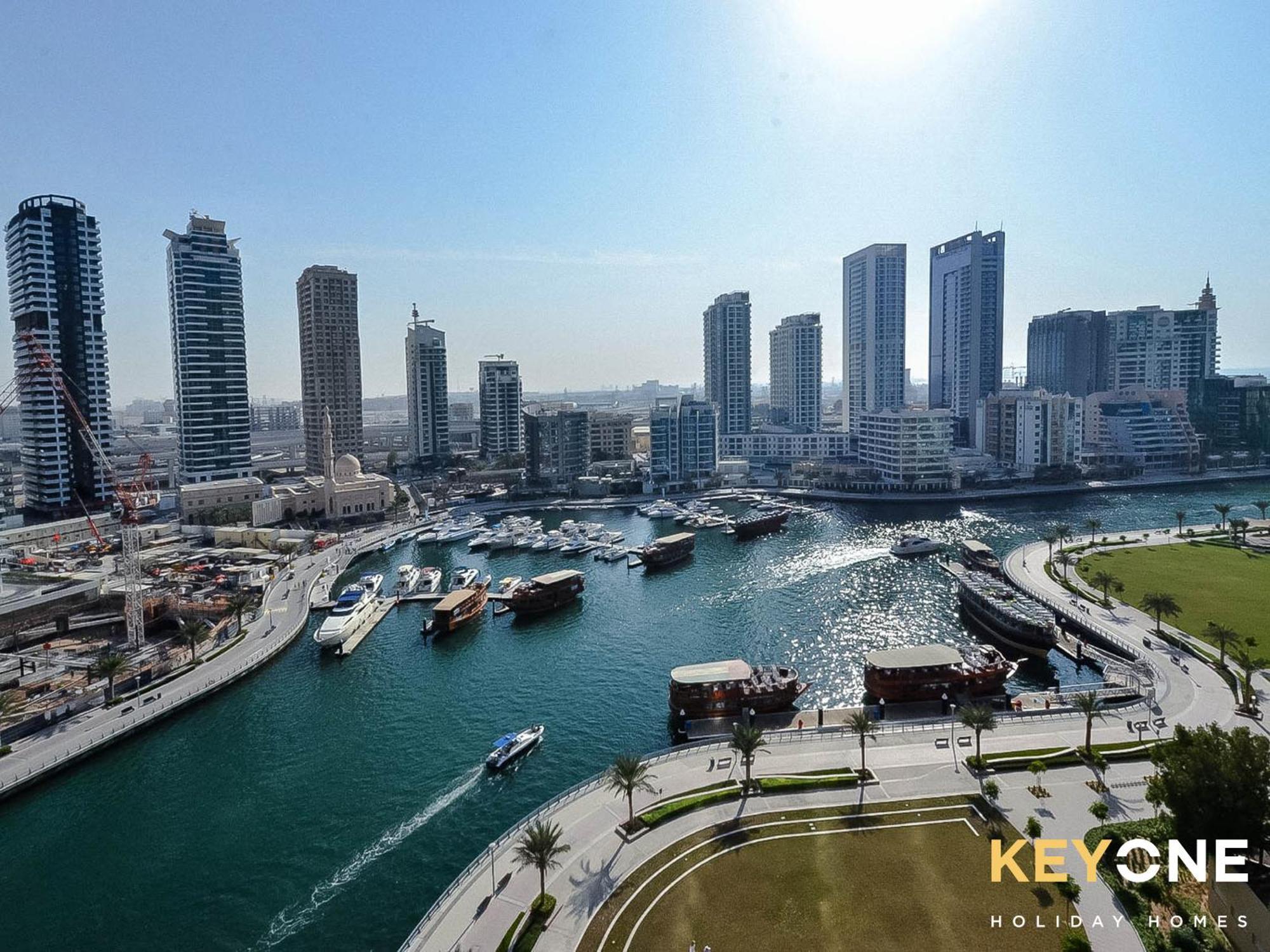 Sophisticated One Bedroom With Full Marina View 迪拜 外观 照片