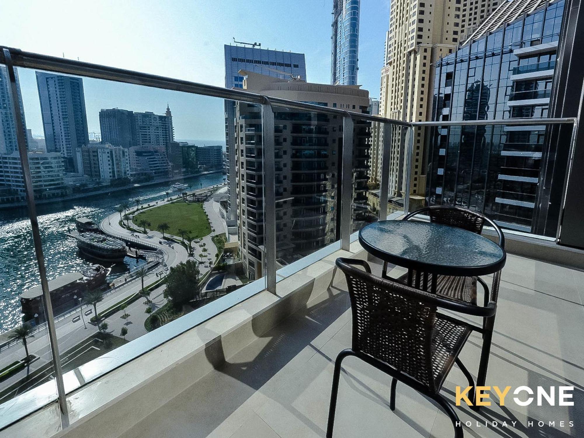 Sophisticated One Bedroom With Full Marina View 迪拜 外观 照片